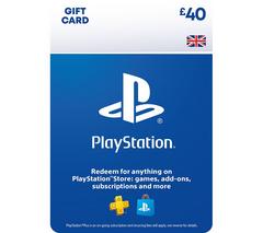 PLAYSTATION Gift Card - £40