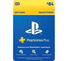 PLAYSTATION Plus Gift Card - £84
