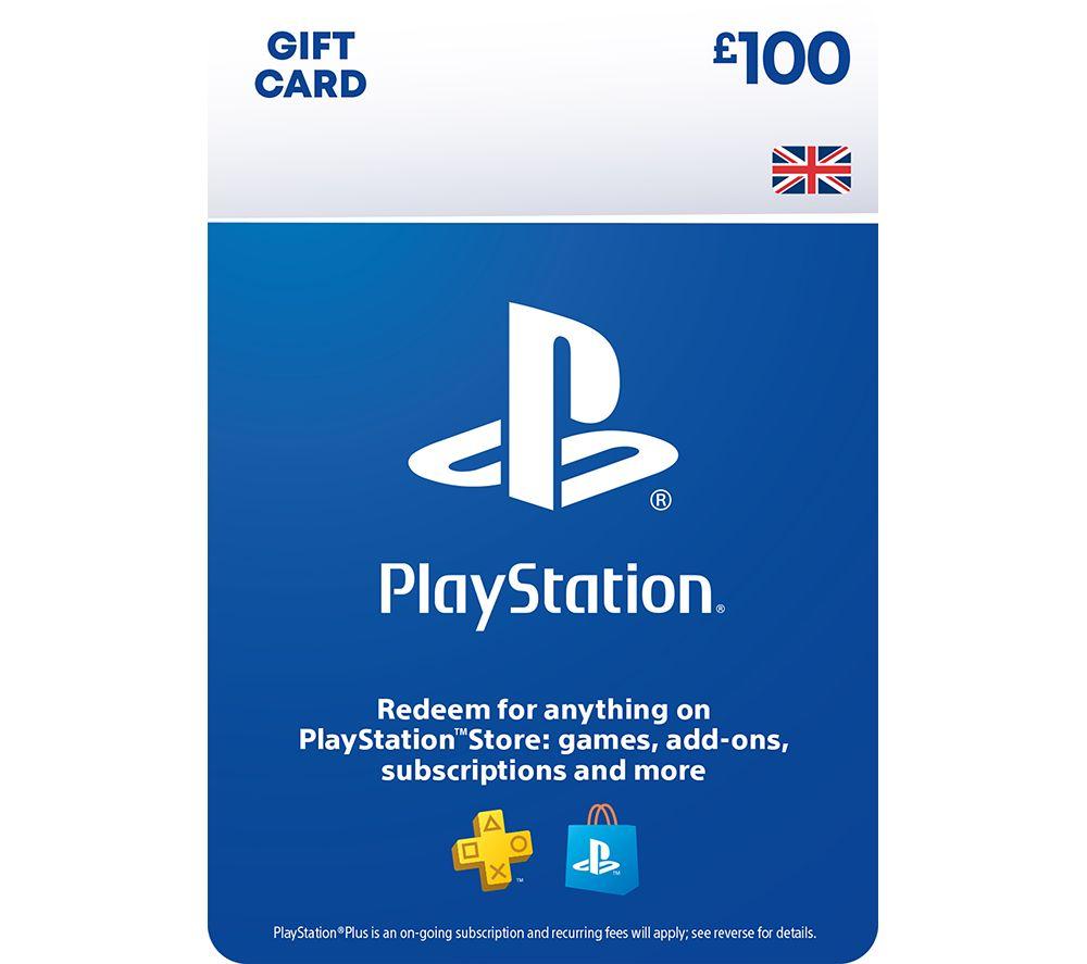 PLAYSTATION Gift Card - £100