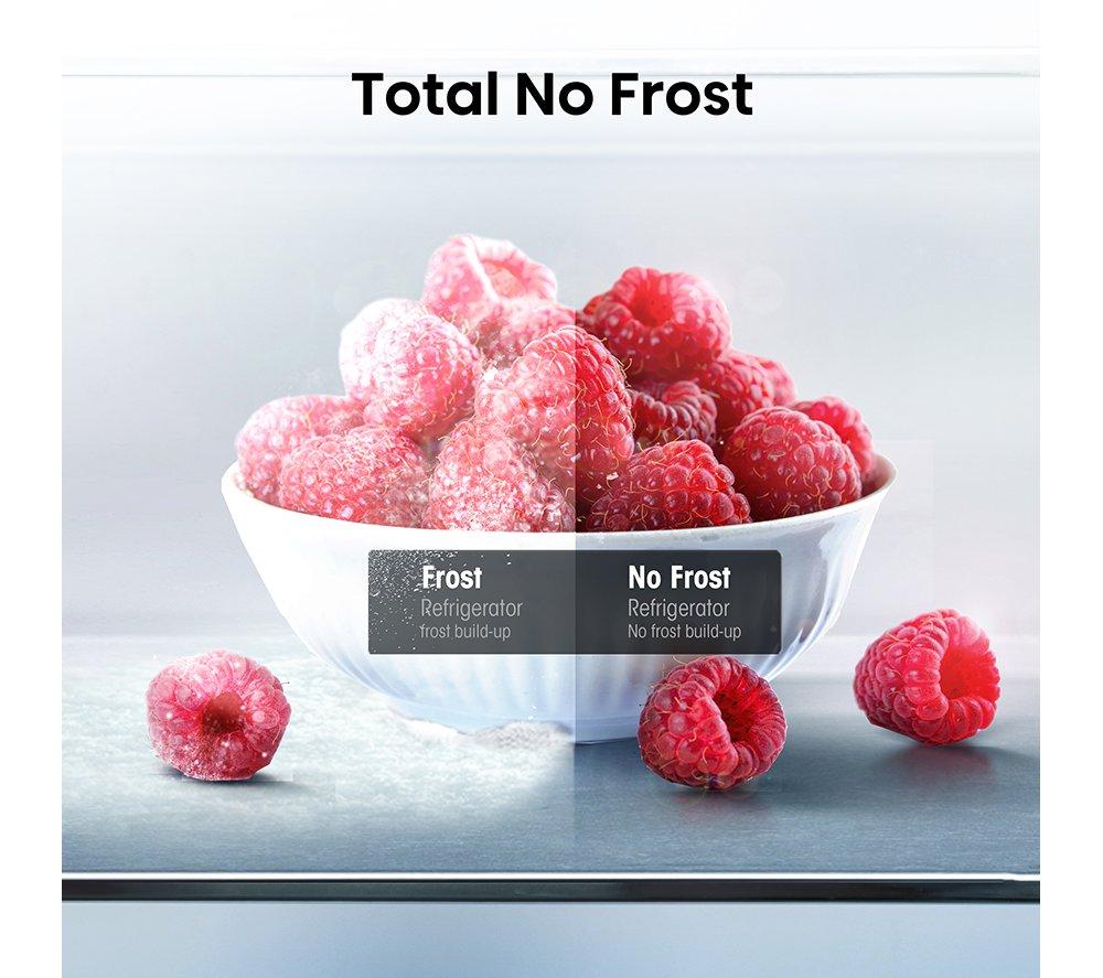 HISENSE PureFlat RF540N4WFE Fridge Freezer - Black Stainless Steel image number 6 of 13