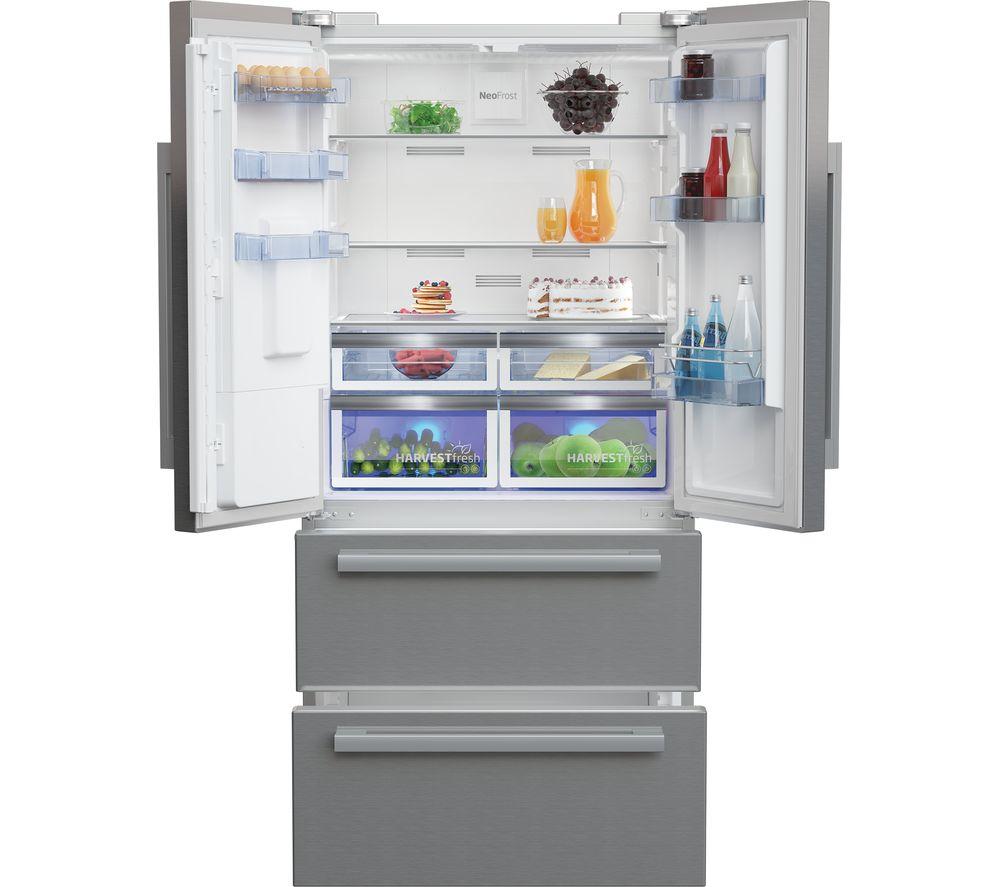 BEKO HarvestFresh GNE460520DVPX Fridge Freezer - Brushed Steel image number 5 of 12