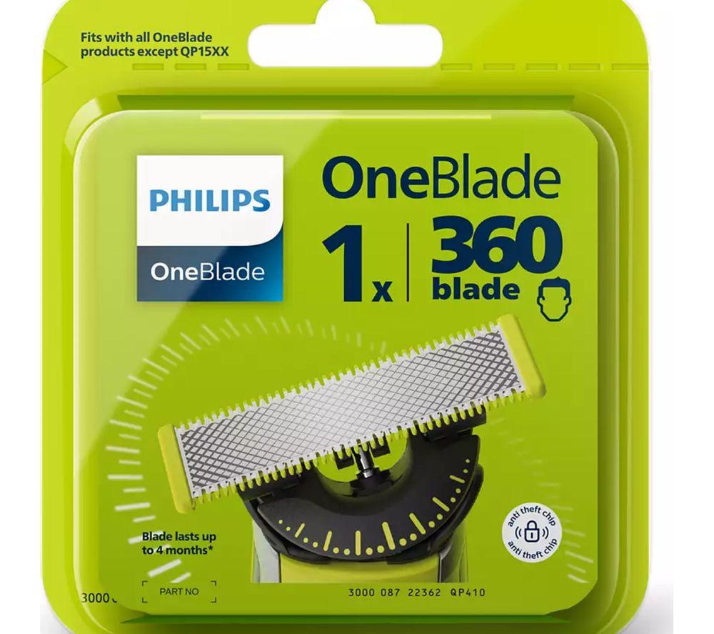 PHILIPS OneBlade QP410/50 Replacement Blades for Face - Pack of 1 image number 2 of 6