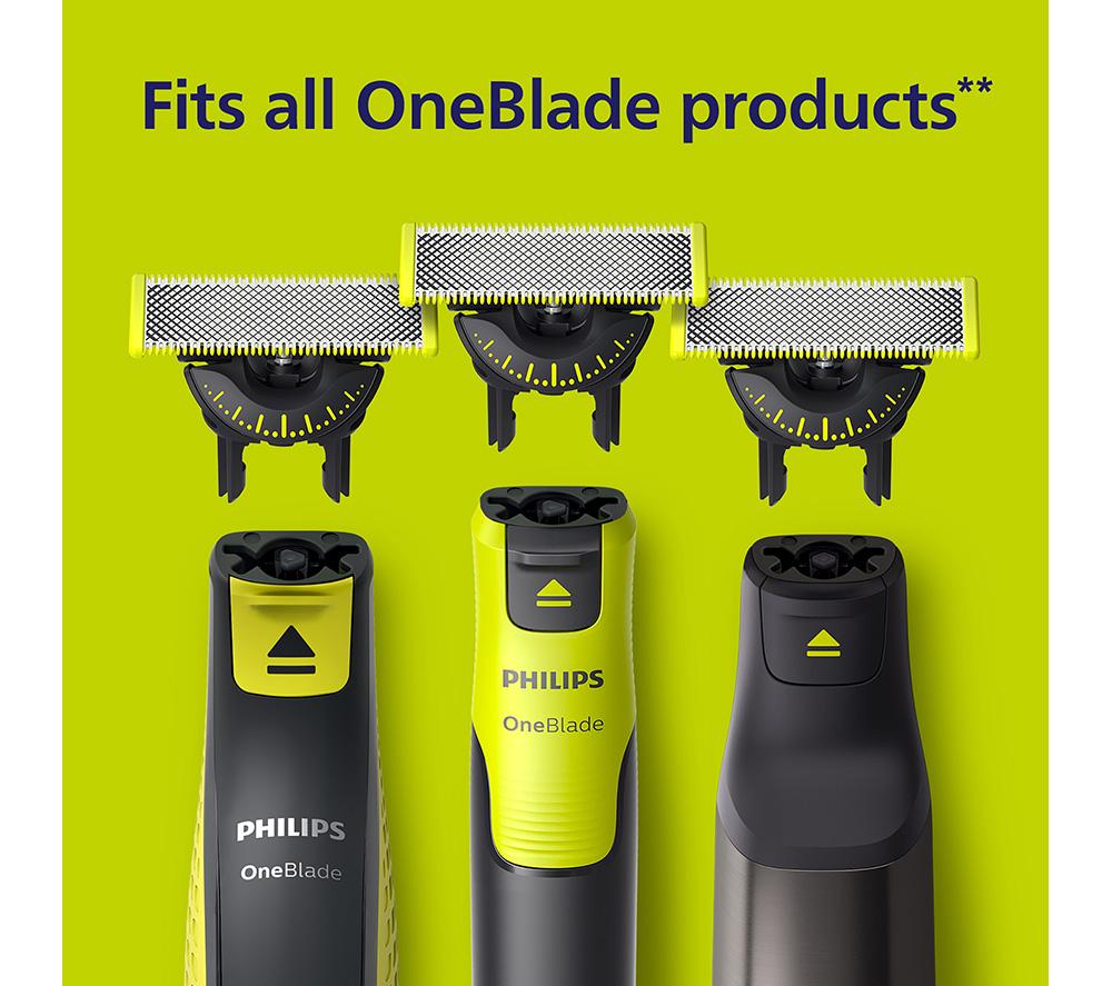 PHILIPS OneBlade QP410/50 Replacement Blades for Face - Pack of 1 image number 5 of 6