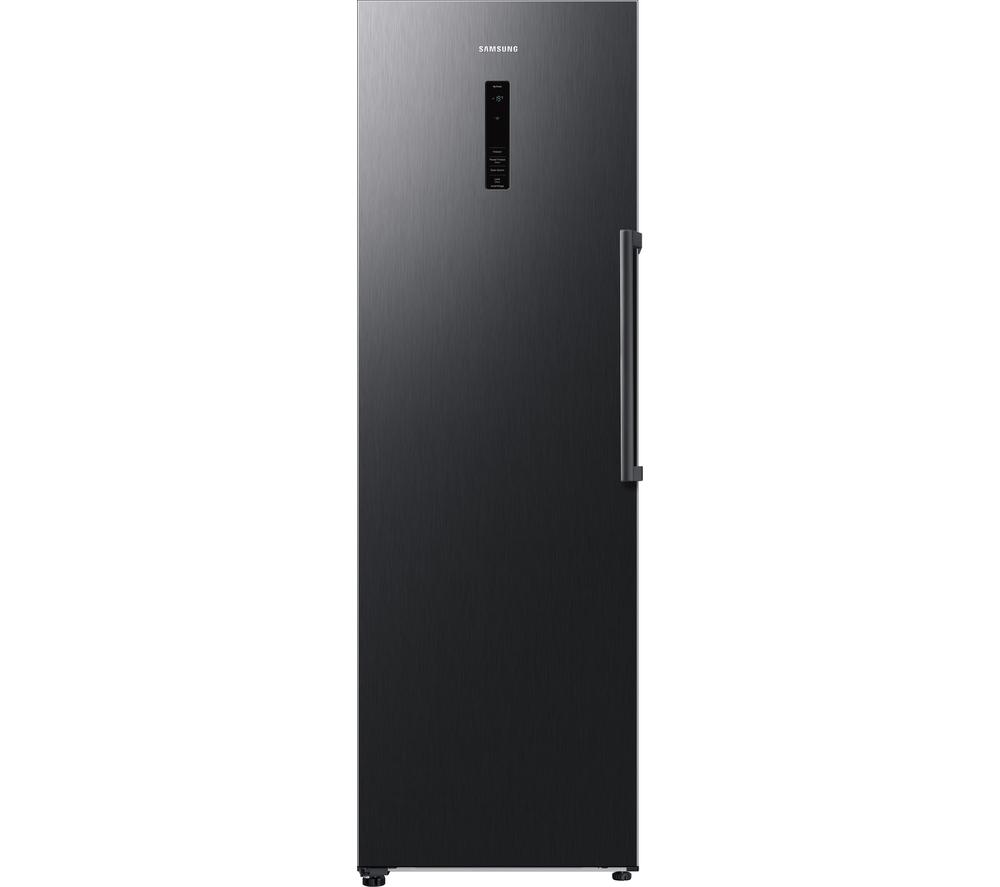 SAMSUNG Bespoke SpaceMax RZ32C7BDEB1/EU Tall Freezer - Black Stainless, Black,Silver/Grey