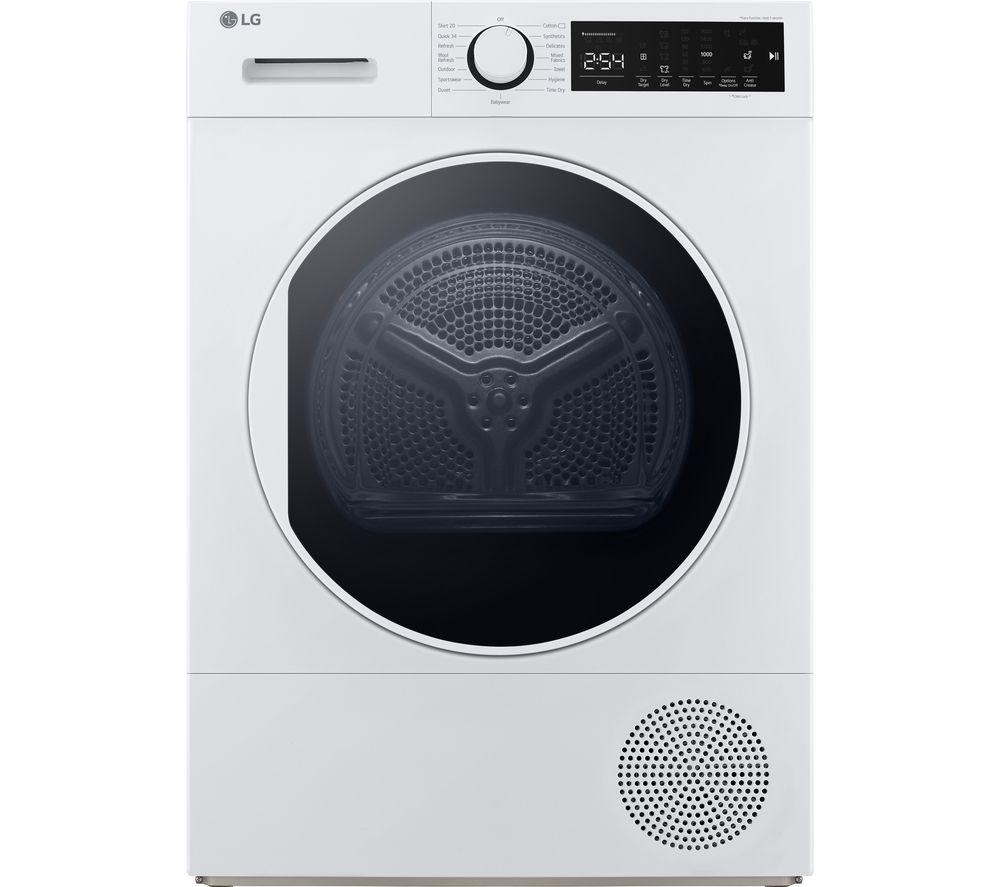 LG FDV208W 8 kg Heat Pump Tumble Dryer – White, White