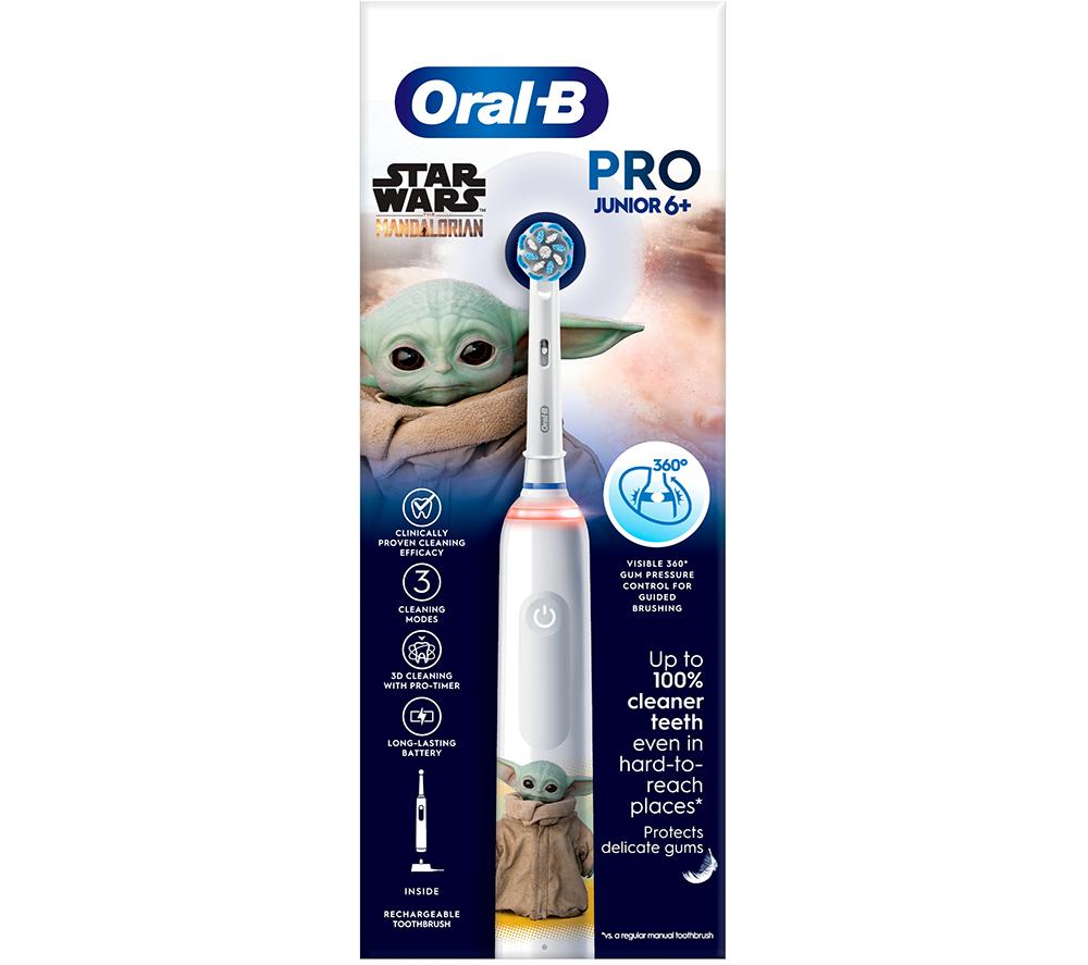 ORAL B Pro 3 Kids Electric Toothbrush - Star Wars, White,Blue