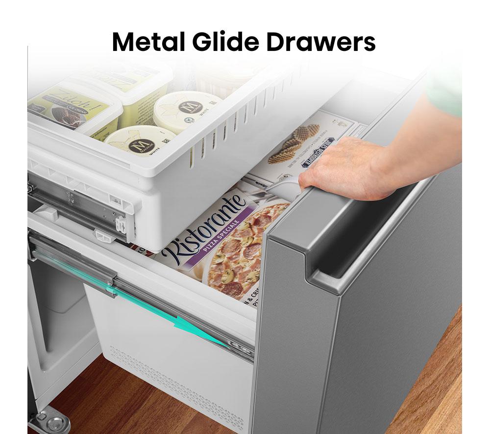 HISENSE PureFlat RF749N4SWSE Smart Fridge Freezer - Stainless Steel image number 4 of 19