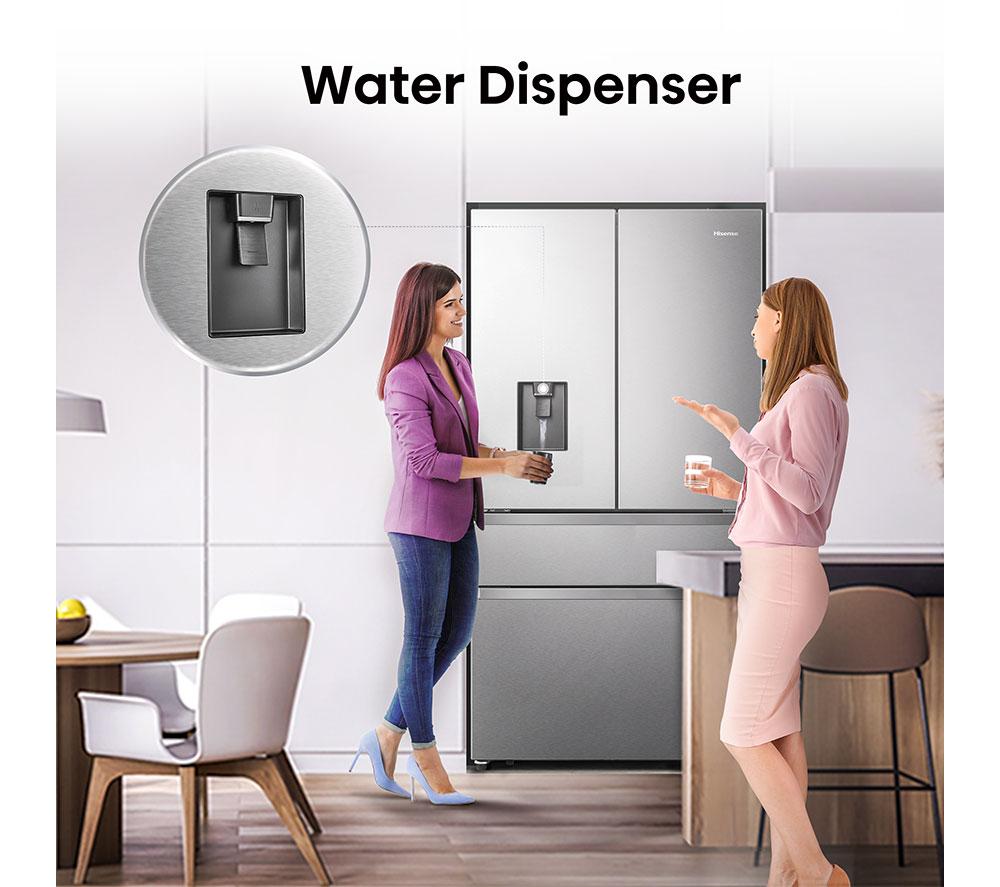 HISENSE PureFlat RF749N4SWSE Smart Fridge Freezer - Stainless Steel image number 8 of 19