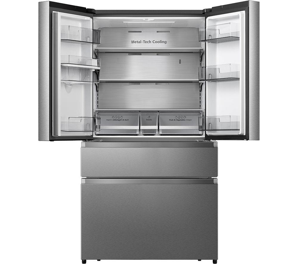 HISENSE PureFlat RF749N4SWSE Smart Fridge Freezer - Stainless Steel image number 11 of 19