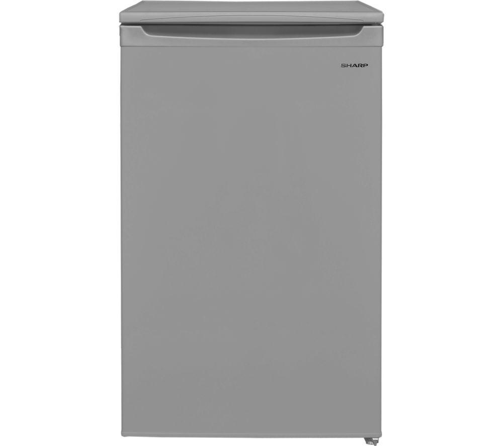 SHARP SJ-UE080M4S-EN Undercounter Fridge - Silver, Silver/Grey