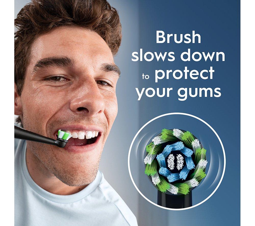 ORAL-B Pro 1 Cross Action Electric Toothbrush & Travel Case - Black image number 5 of 6