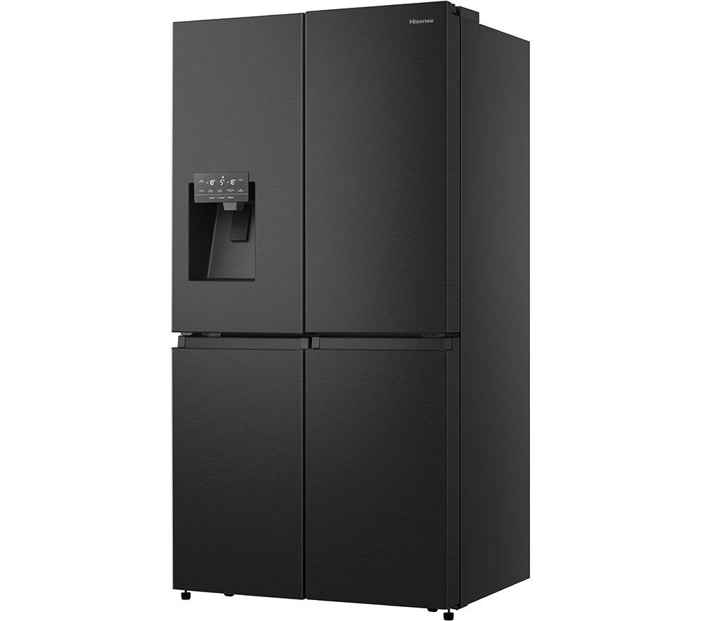 HISENSE PureFlat RQ760N4SBFE American-Style Smart Fridge Freezer - Black Stainless Steel image number 2 of 13