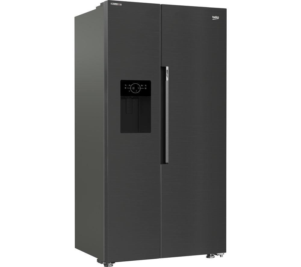 BEKO Pro HarvestFresh ASN652VPZ Fridge Freezer - Black Steel image number 2 of 14