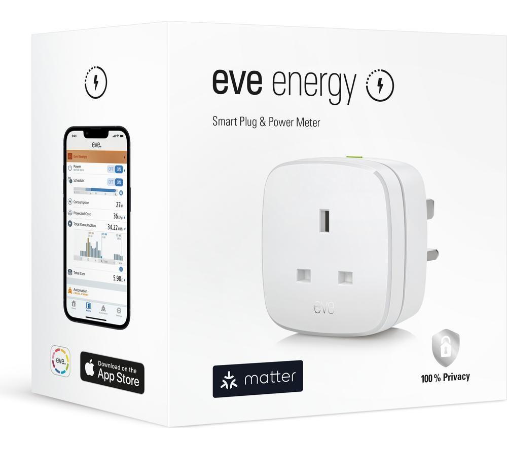 EVE Energy Smart Plug & Power Meter - White image number 4 of 4