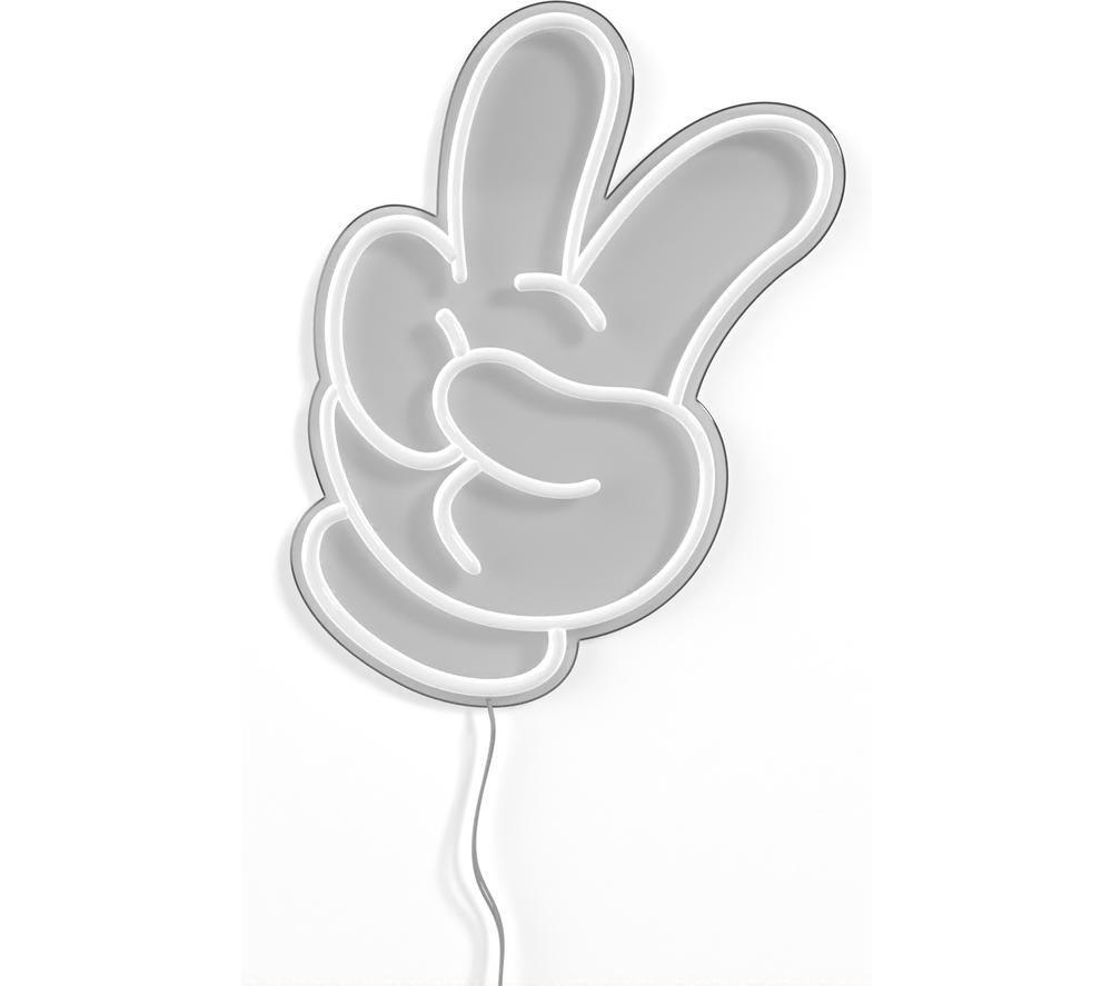 Yellowpop Disney's Mickey Mouse Glove Led Wall Lamp - Clear & White