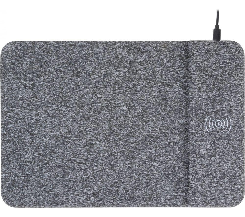 ALLSOP PowerTrack Wireless Charging Mouse Mat - Grey