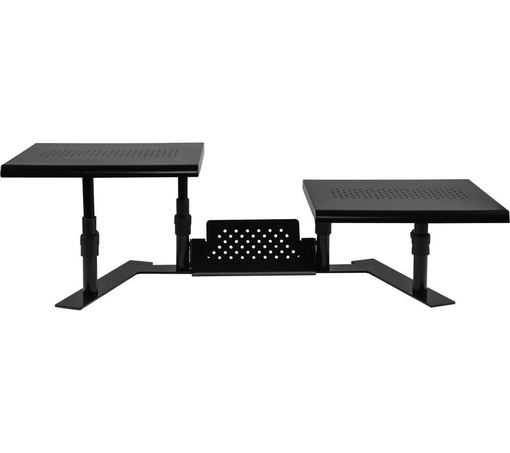 INSTANT POT Metal Art ErgoTwin 31883 Monitor Stand - Black image number 3 of 7