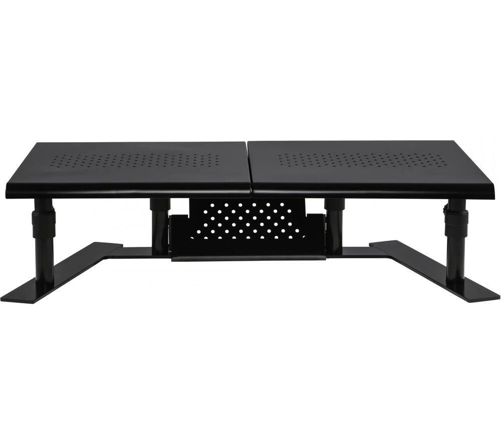 INSTANT POT Metal Art ErgoTwin 31883 Monitor Stand - Black image number 4 of 7