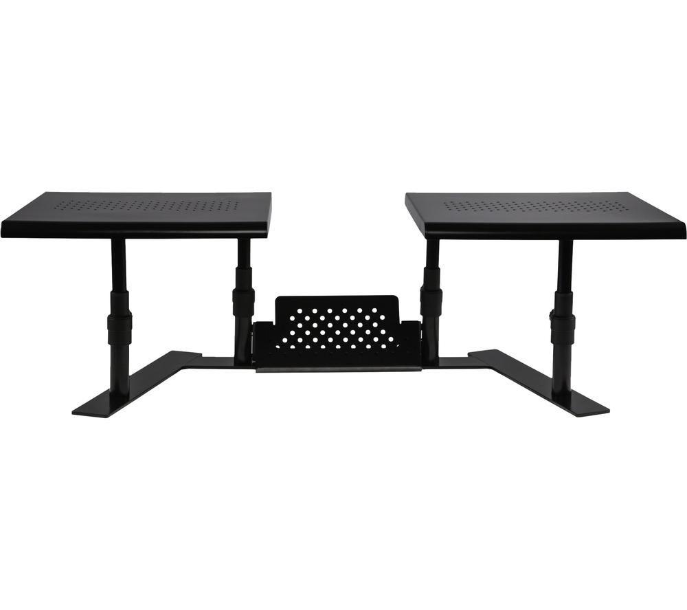 INSTANT POT Metal Art ErgoTwin 31883 Monitor Stand - Black image number 5 of 7
