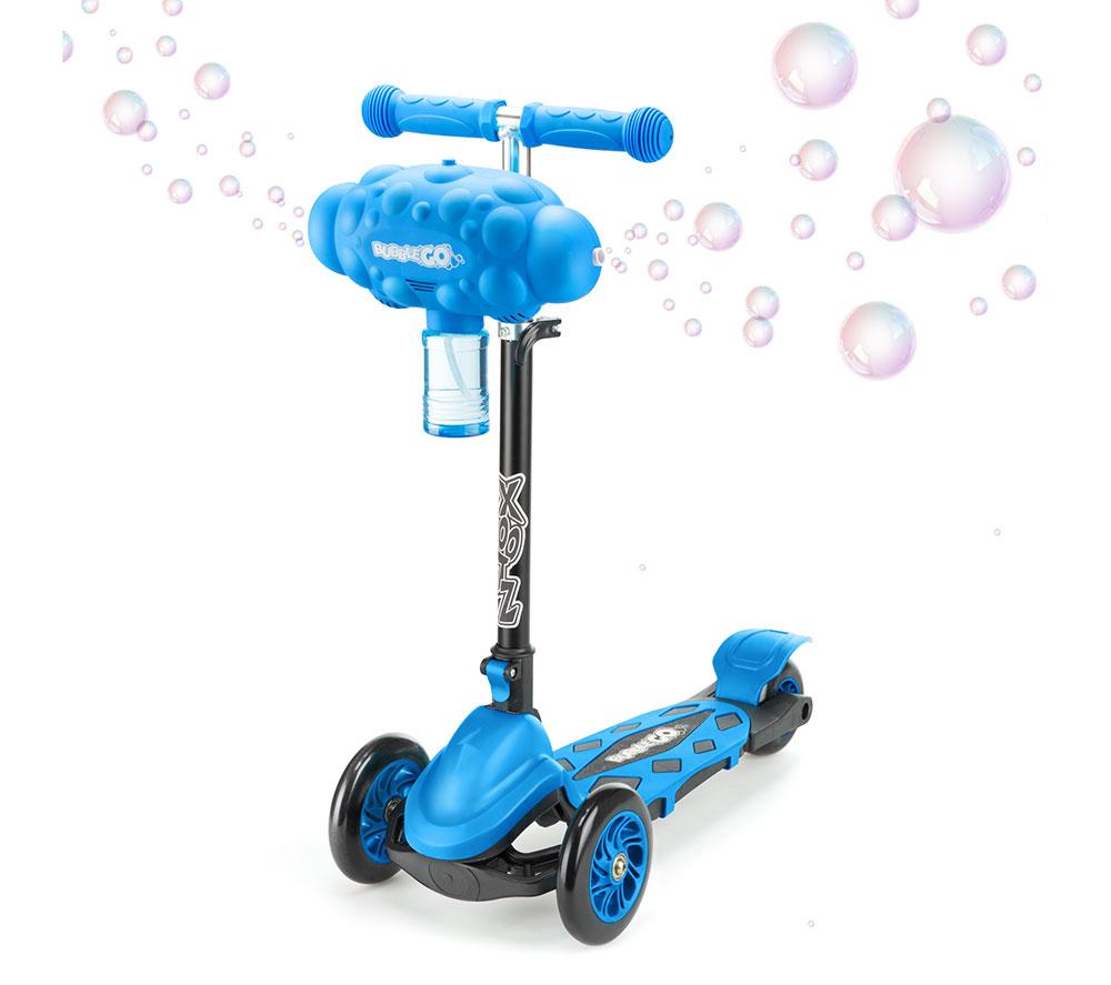 Xootz Bubble Go Scooter for Kids, Adjustable Blue Tri-Scooter with Bubble Machine, 54cm x 67cm - Image 4