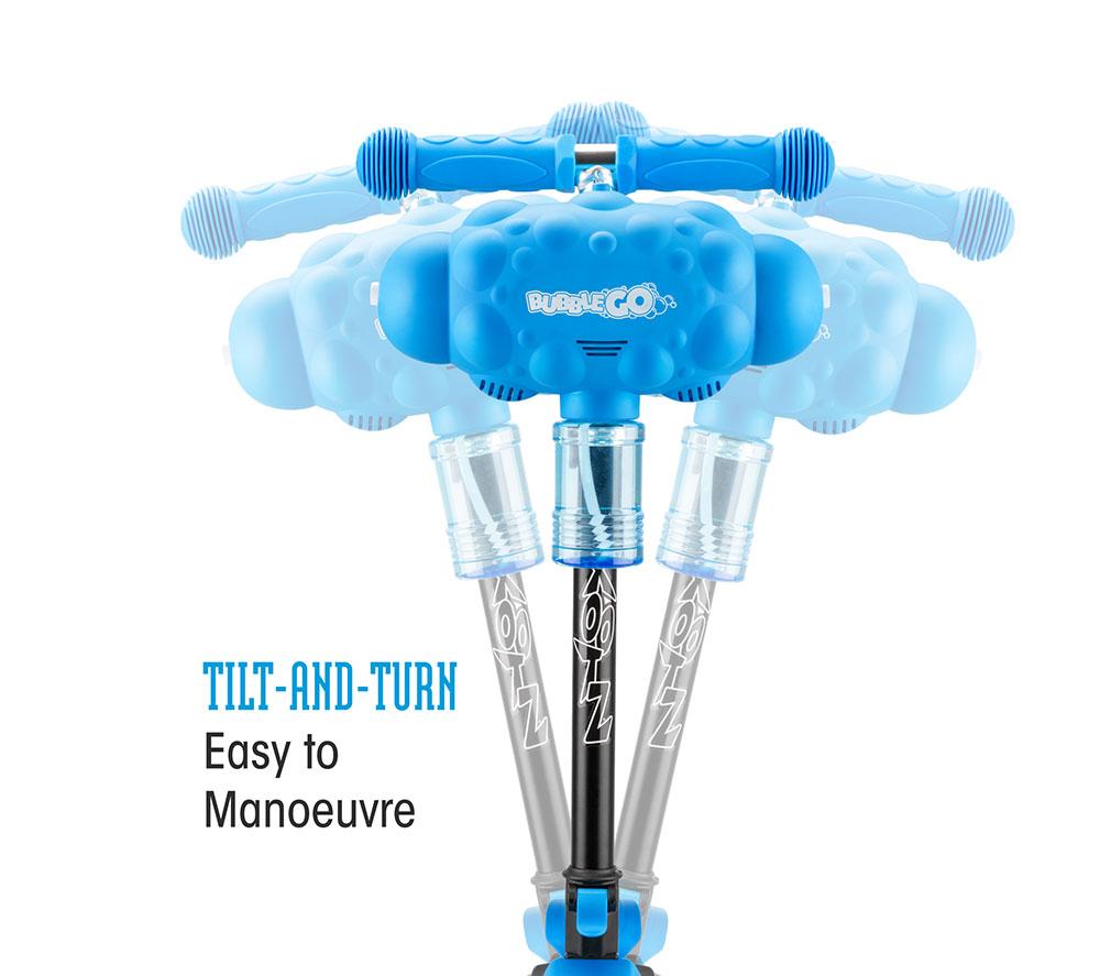 XOOTZ Bubble Go Kids' Kick Scooter - Blue image number 4 of 7