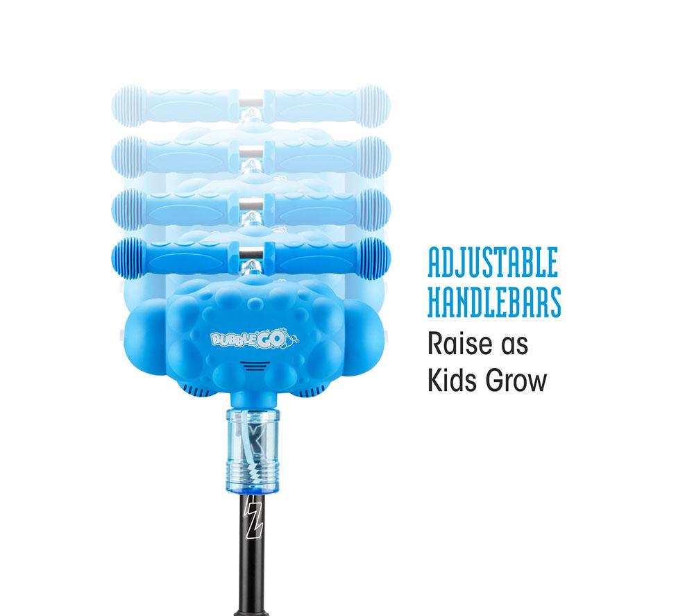 XOOTZ Bubble Go Kids' Kick Scooter - Blue image number 5 of 7