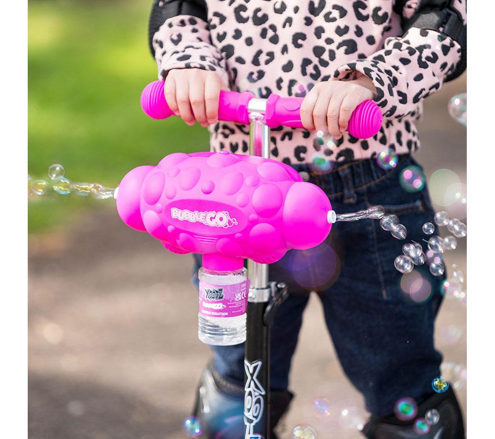 XOOTZ Bubble Go Kids' Kick Scooter - Pink image number 3 of 7
