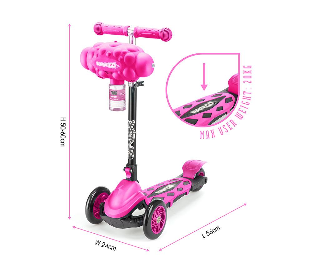 Buy XOOTZ Bubble Go Kids' Kick Scooter - Pink | Currys