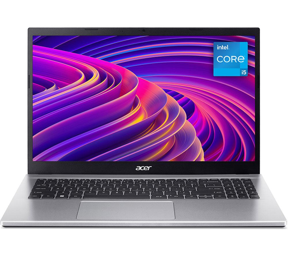 Acer Aspire 3 15.6 Laptop - Intel Core i5, 512 GB SSD, Silver, Silver/Grey