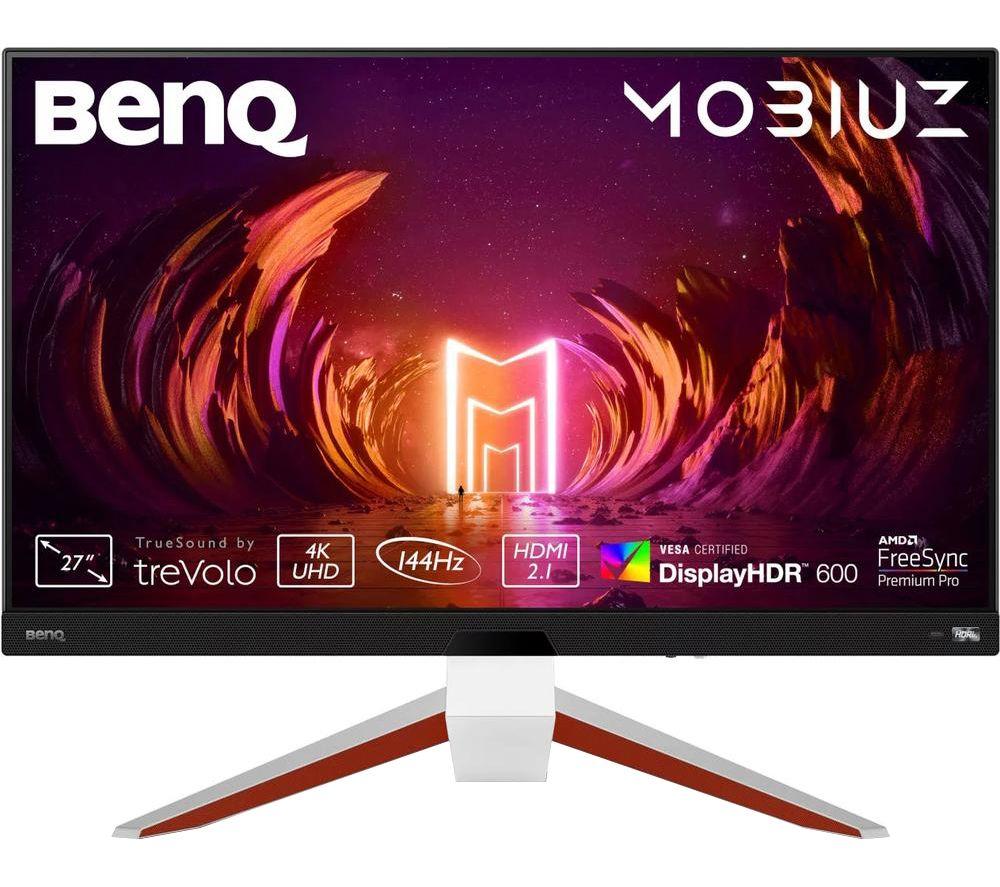 BENQ Mobiuz EX2710U 4K Ultra HD 27 IPS LCD Gaming Monitor - Black & Silver, Black,Silver/Grey