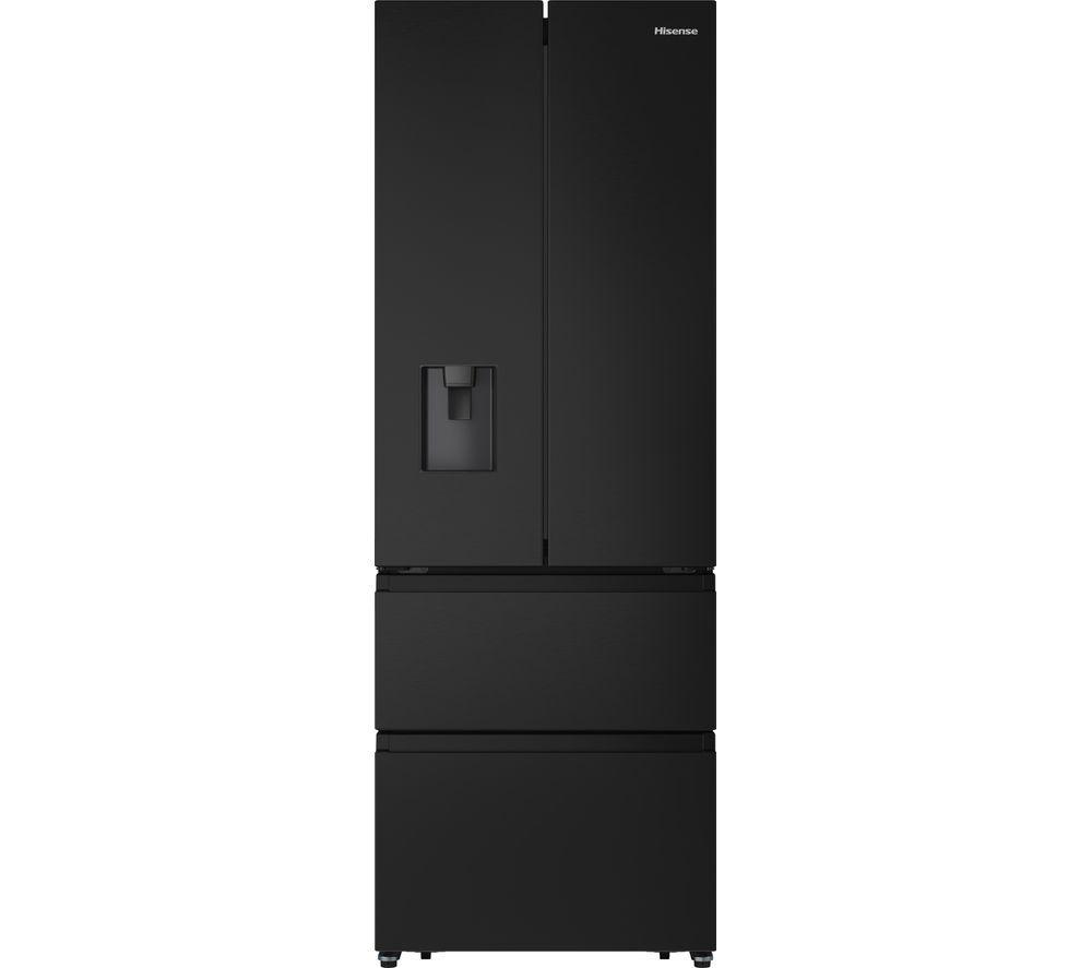 HISENSE PureFlat RF632N4WFE Fridge Freezer - Black Stainless Steel, Stainless Steel