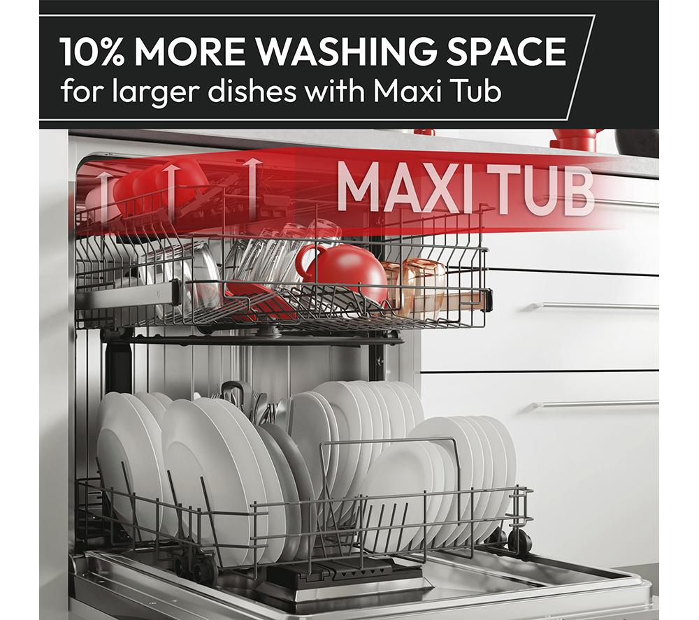 HOOVER HI4C6F0S-80 Full-size Fully Integrated WiFi-enabled Dishwasher image number 11 of 15