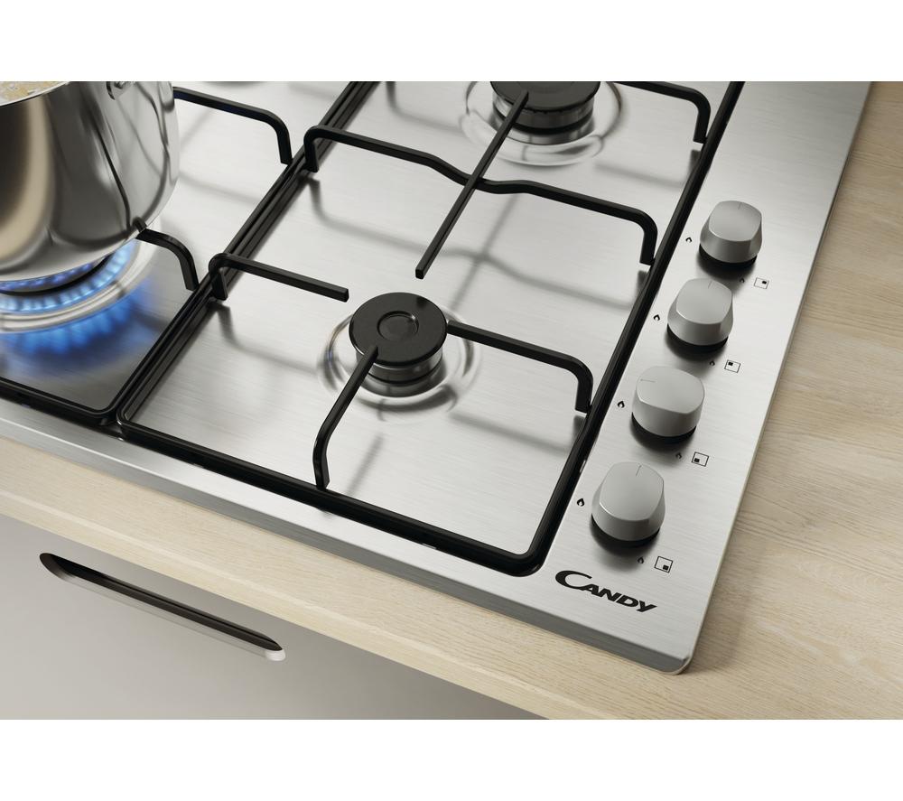 CANDY CHW6LX 60 cm Gas Hob - Silver image number 5 of 10