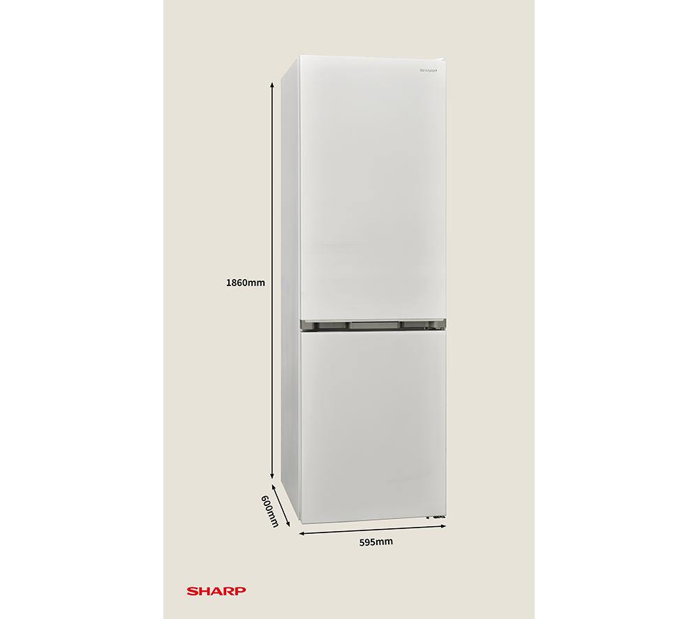 SHARP SJ-FBA09DMXWE-EN 60/40 Fridge Freezer - White image number 9 of 9