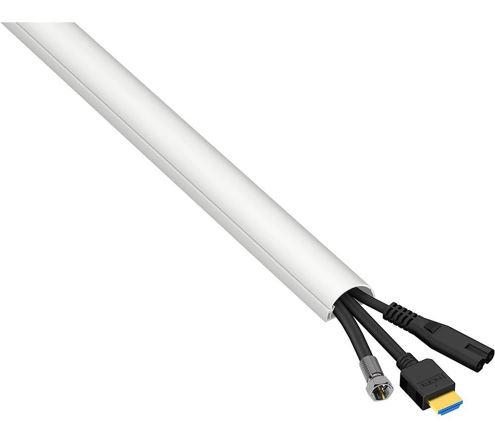 D-Line Mini Cable Trunking 30 X 15 Mm - 1M, White