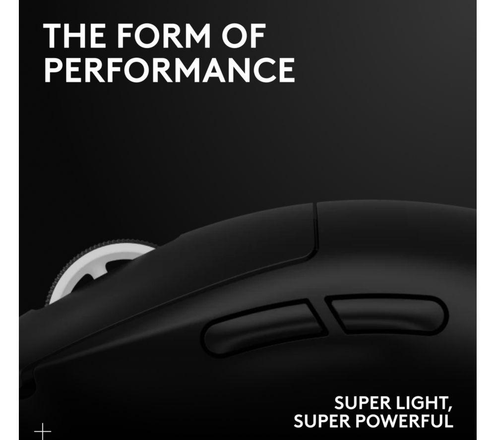 LOGITECH PRO X Superlight 2 Wireless Optical Gaming Mouse - Black image number 11 of 22