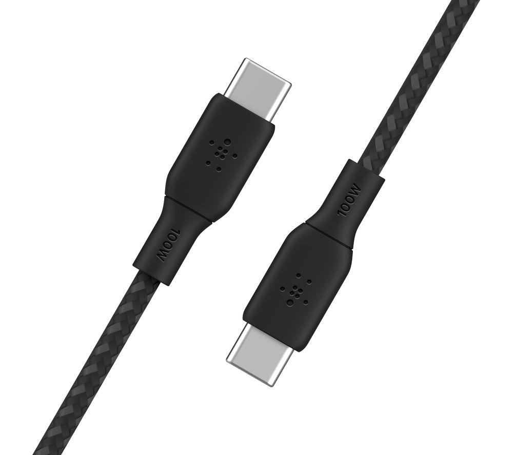 BELKIN Braided USB Type-C Cable - 2 m, Black, Black