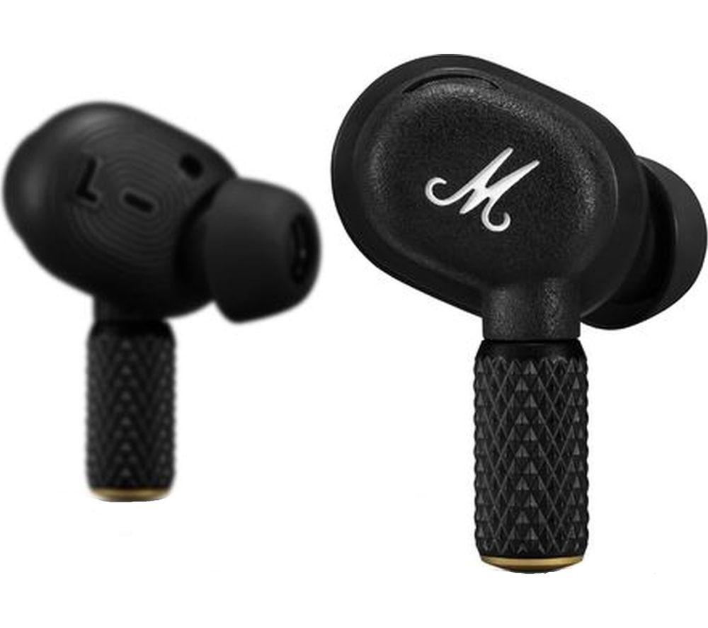MARSHALL Motif II A.N.C. Wireless Bluetooth Noise-Cancelling Earbuds - Black, Black