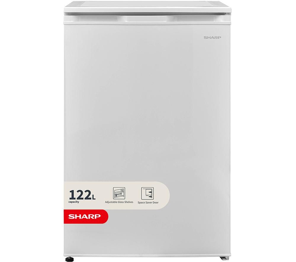 SHARP SJ-UE121M4W-EN Undercounter Fridge - White, White