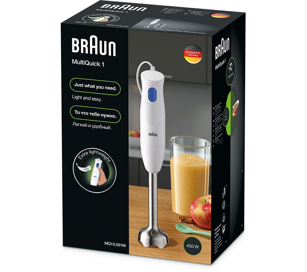 BRAUN MultiQuick MQ10.001M Hand Blender - White image number 6 of 6
