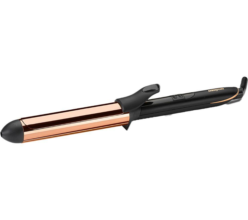 BABYLISS Titanium Brilliance 2357U Curling Tongs - Black & Gold, Gold,Black