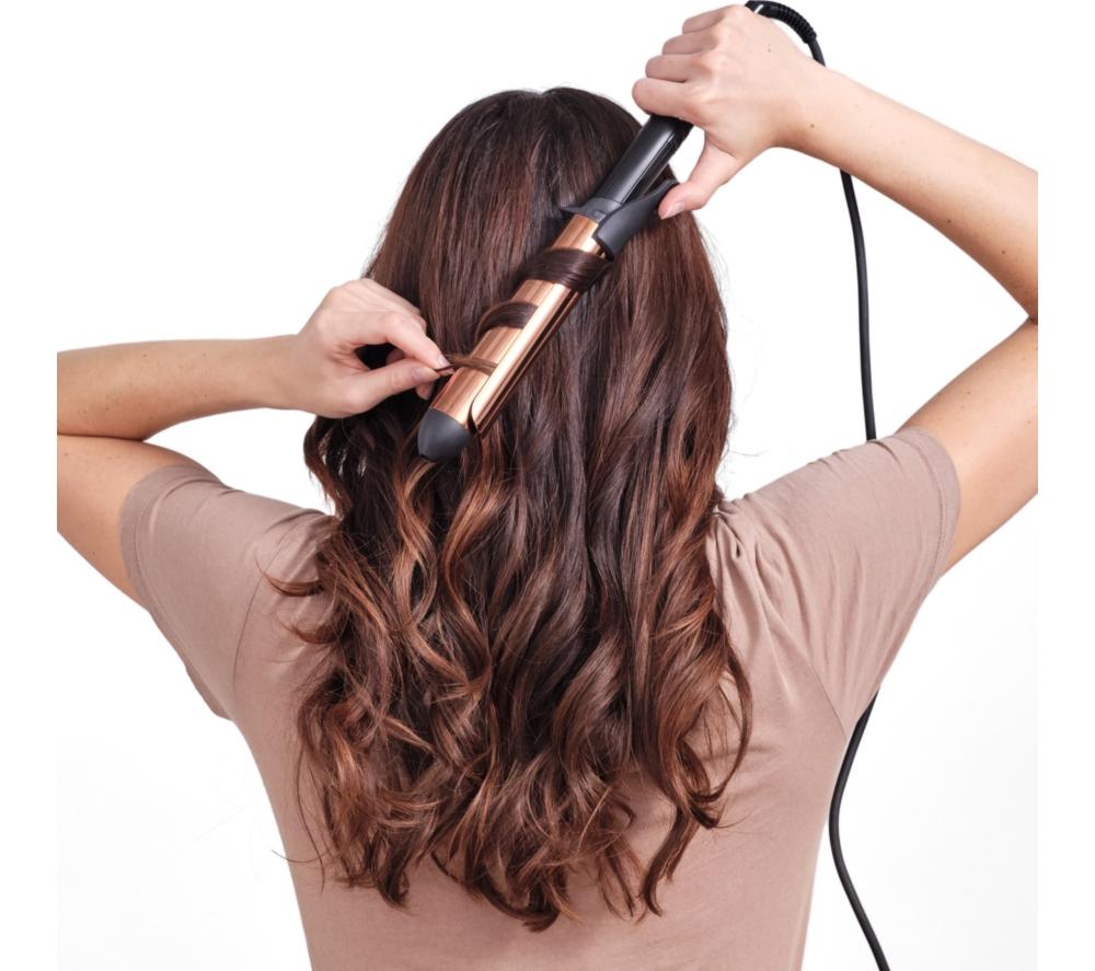 BABYLISS Titanium Brilliance 2357U Curling Tongs - Black & Gold image number 2 of 7