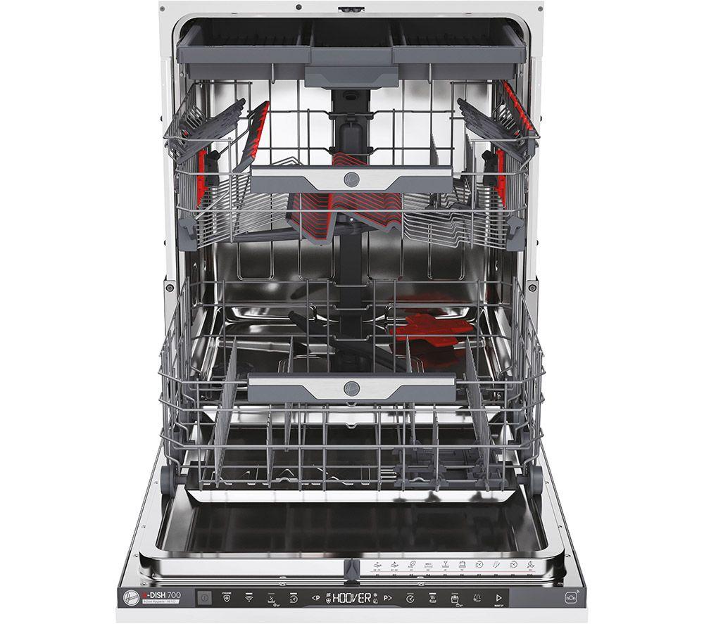 HOOVER HI6C4S1PTA-80 Full-size Fully Integrated WiFi-enabled Dishwasher image number 4 of 15
