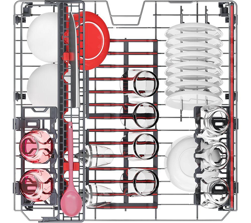 HOOVER HI6C4S1PTA-80 Full-size Fully Integrated WiFi-enabled Dishwasher image number 13 of 15