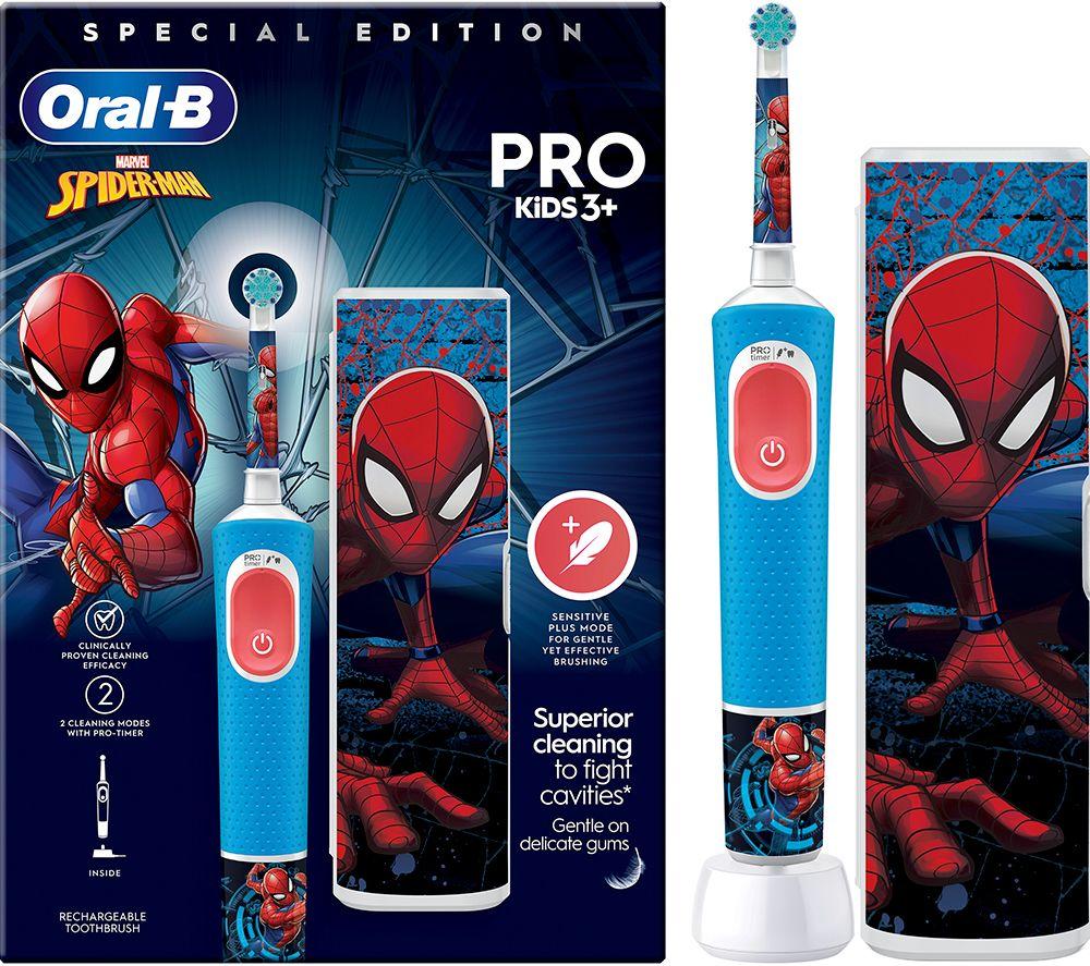 ORAL B VPRO Kids Electric Toothbrush Gift Set - Spider Man