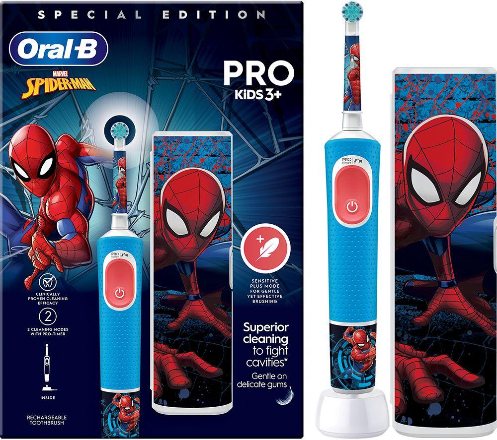 ORAL B VPRO Kids Electric Toothbrush Gift Set Spider Man