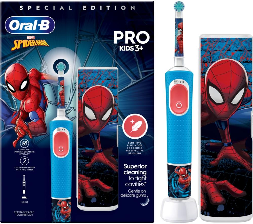 ORAL-B PRO Kids Electric Toothbrush Gift Set - Spider Man image number 2 of 12