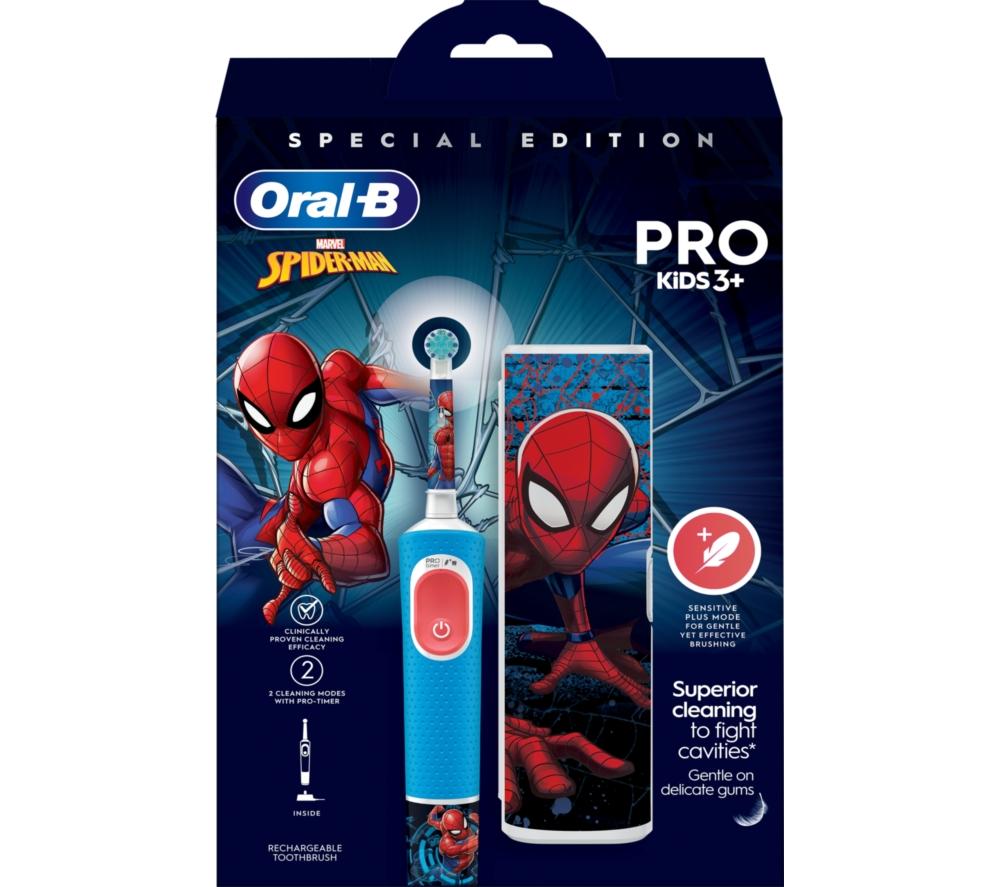 ORAL-B PRO Kids Electric Toothbrush Gift Set - Spider Man image number 3 of 12