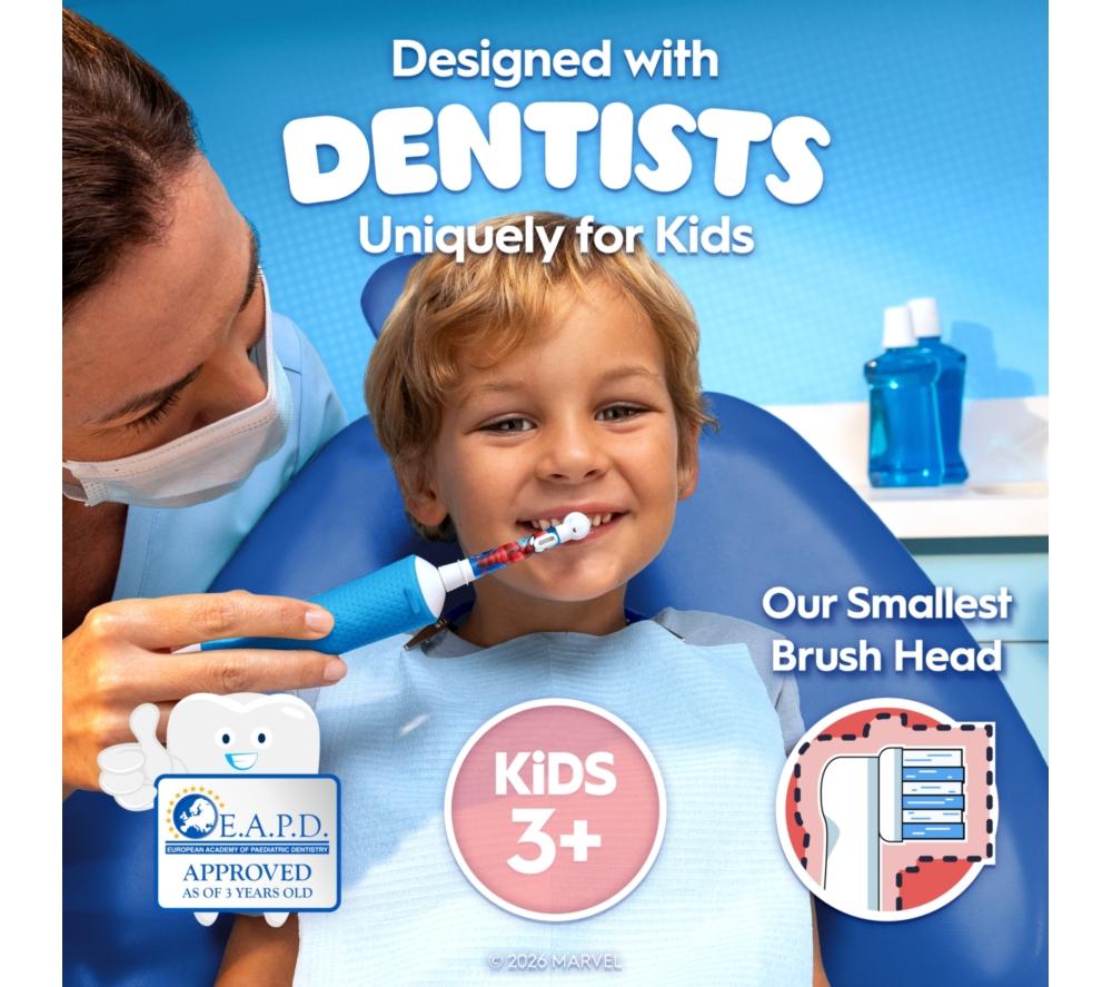 ORAL-B PRO Kids Electric Toothbrush Gift Set - Spider Man image number 5 of 12