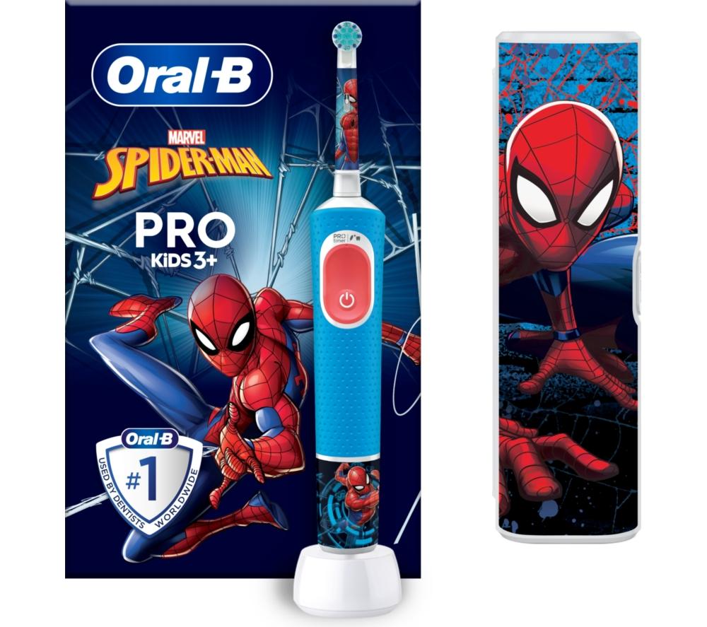 ORAL-B PRO Kids Electric Toothbrush Gift Set - Spider Man image number 11 of 12